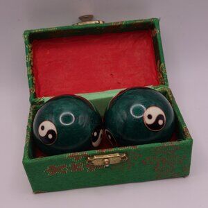 Ying Yang Decorated Baoding Balls with Box